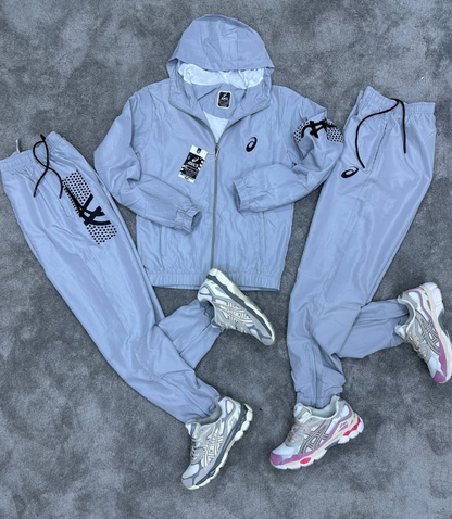 Chandal asics "gris"