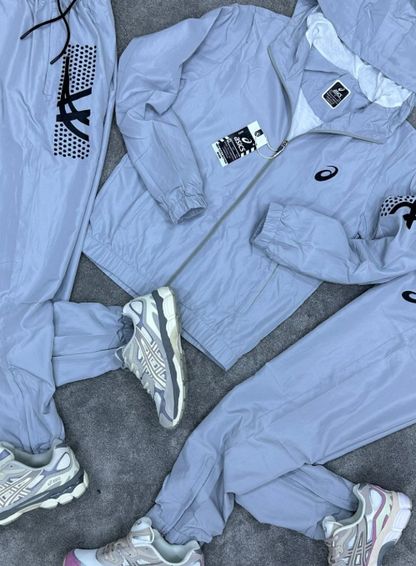 Chandal asics "gris"