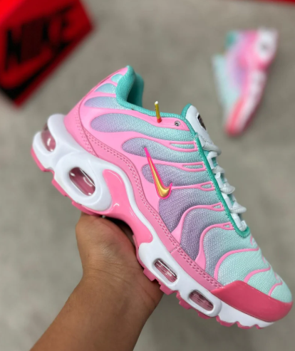 Nike TN (celeste y rosa)
